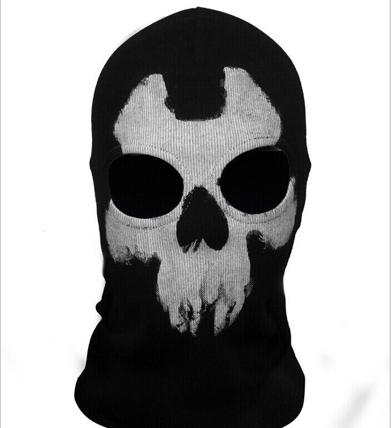 Motorcycle Game Balaclava Hood Ghost Skull Full Face Cover CS Halloween Mask US