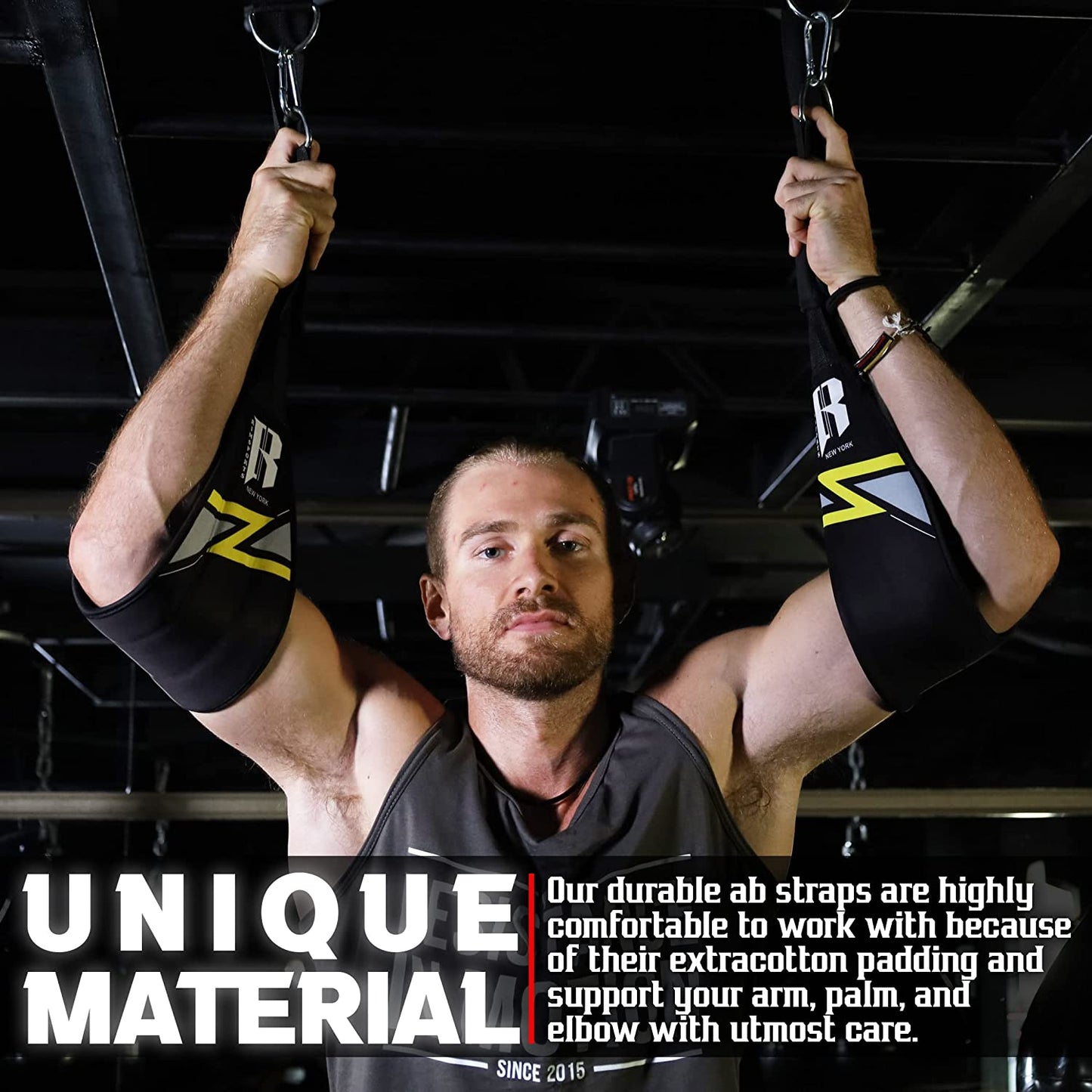 Hanging Ab Strap - Abdominal Sling - Pull up Straps - Sit up Straps - Hanging Bar for Exercise