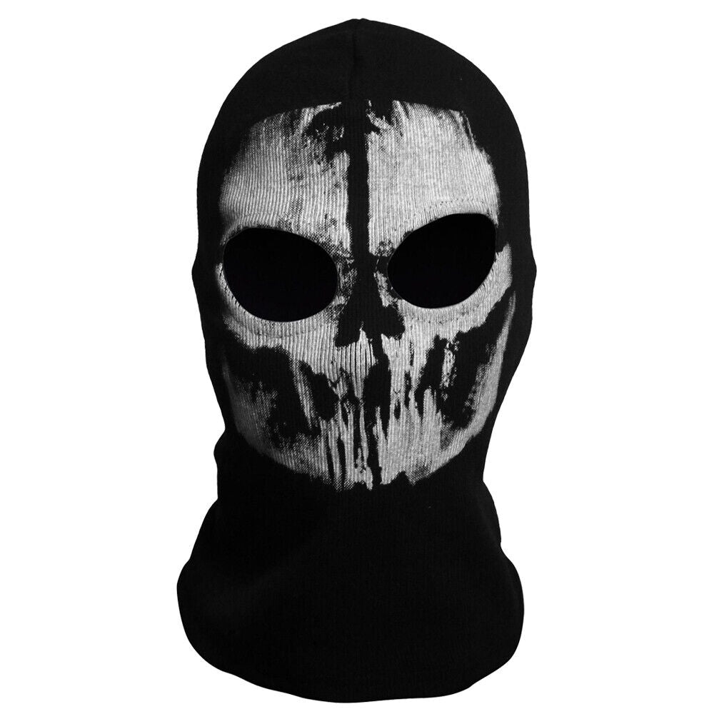 Motorcycle Game Balaclava Hood Ghost Skull Full Face Cover CS Halloween Mask US