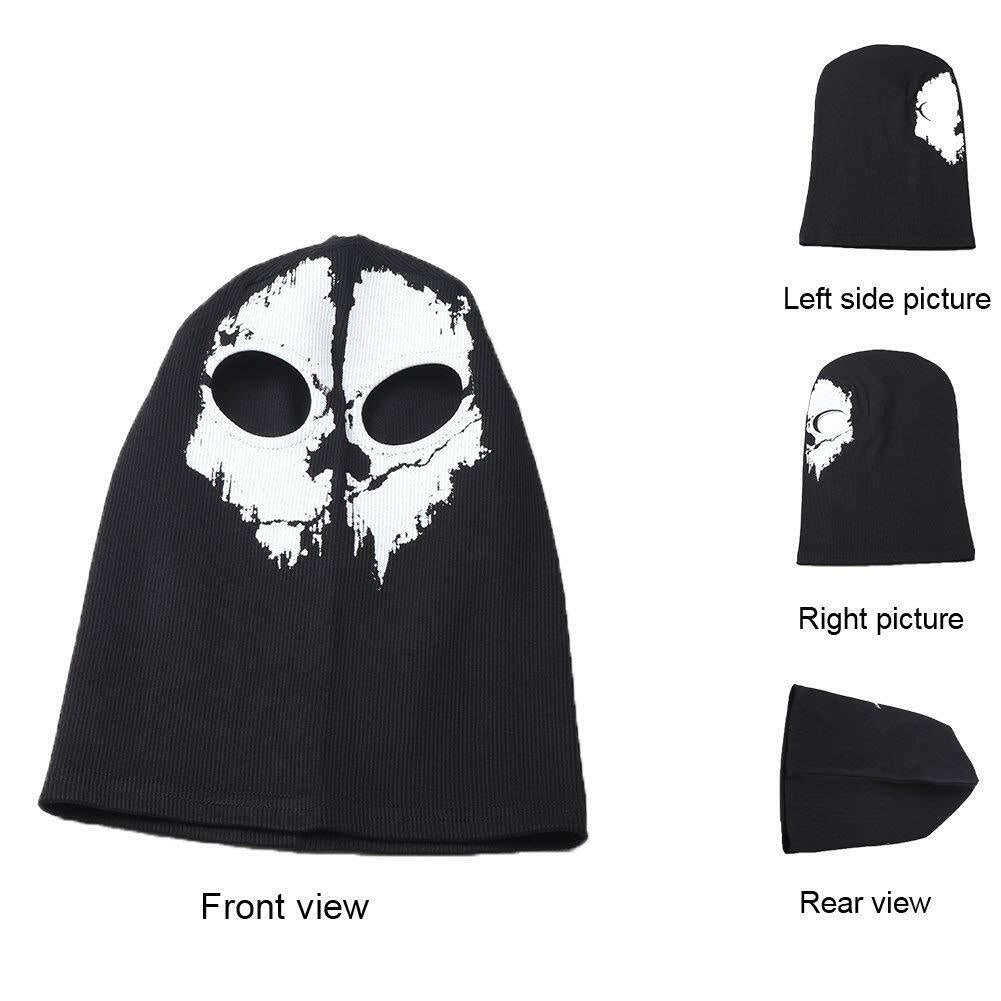 Motorcycle Game Balaclava Hood Ghost Skull Full Face Cover CS Halloween Mask US