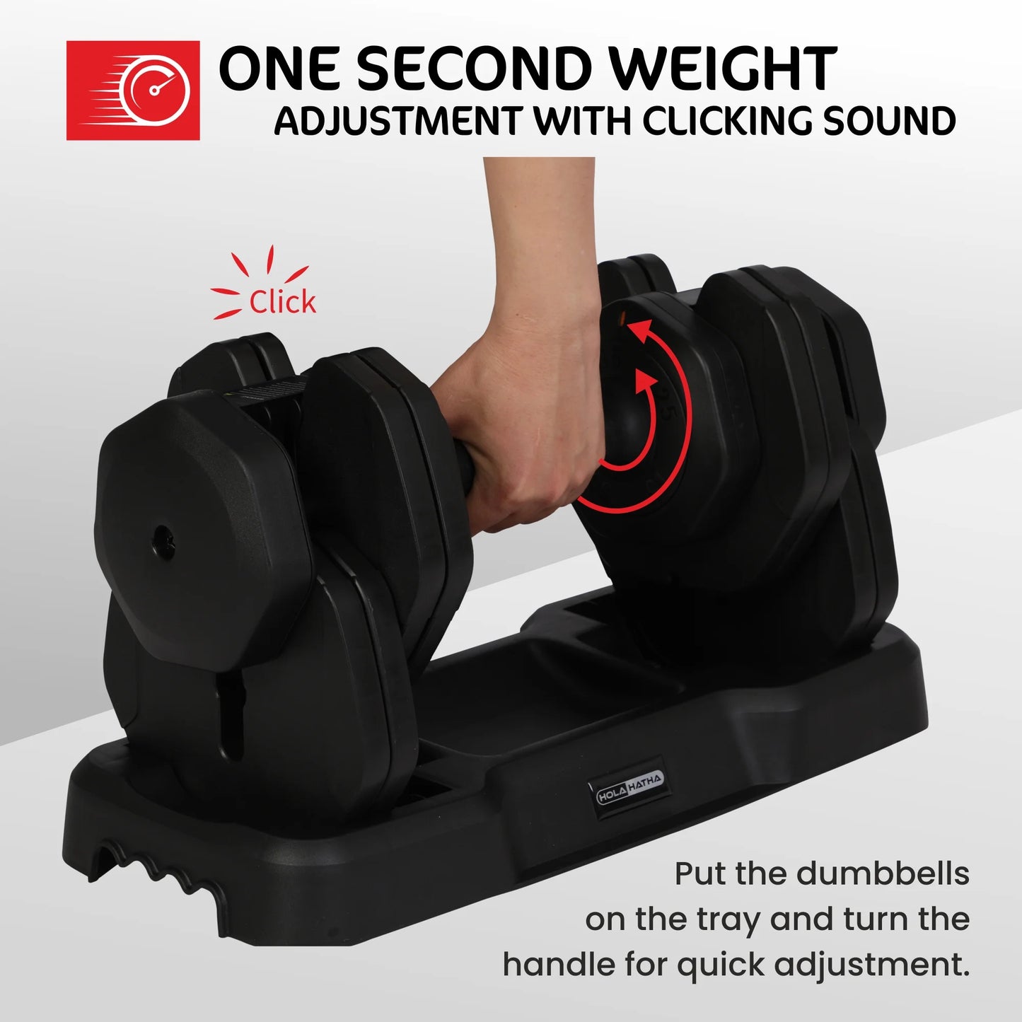 5-In-1 Adjustable Dumbbell Home Workout Equipment (2 Pack)