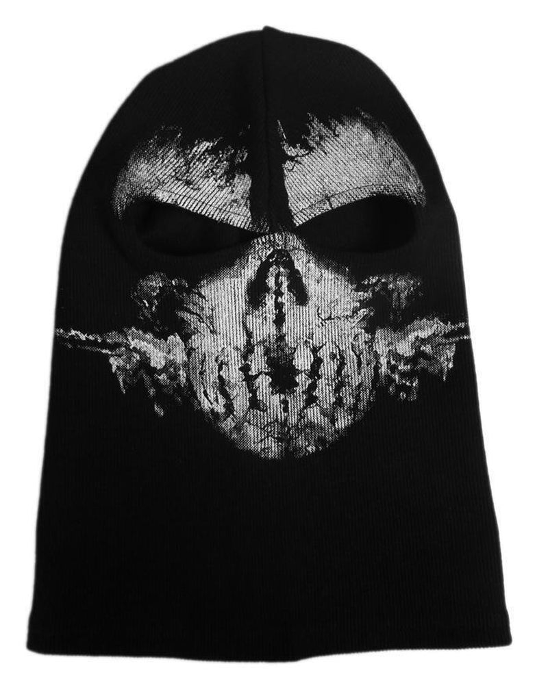 Motorcycle Game Balaclava Hood Ghost Skull Full Face Cover CS Halloween Mask US