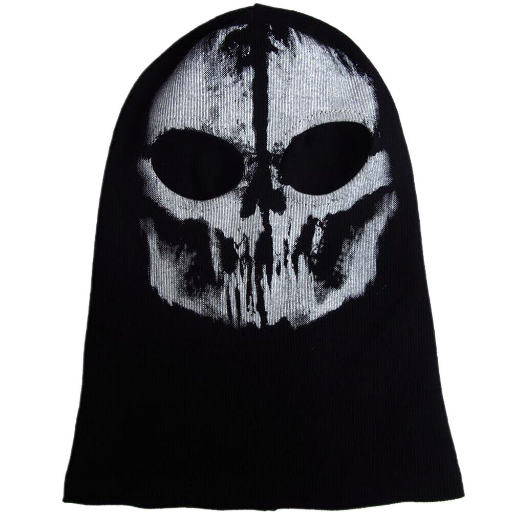 Motorcycle Game Balaclava Hood Ghost Skull Full Face Cover CS Halloween Mask US