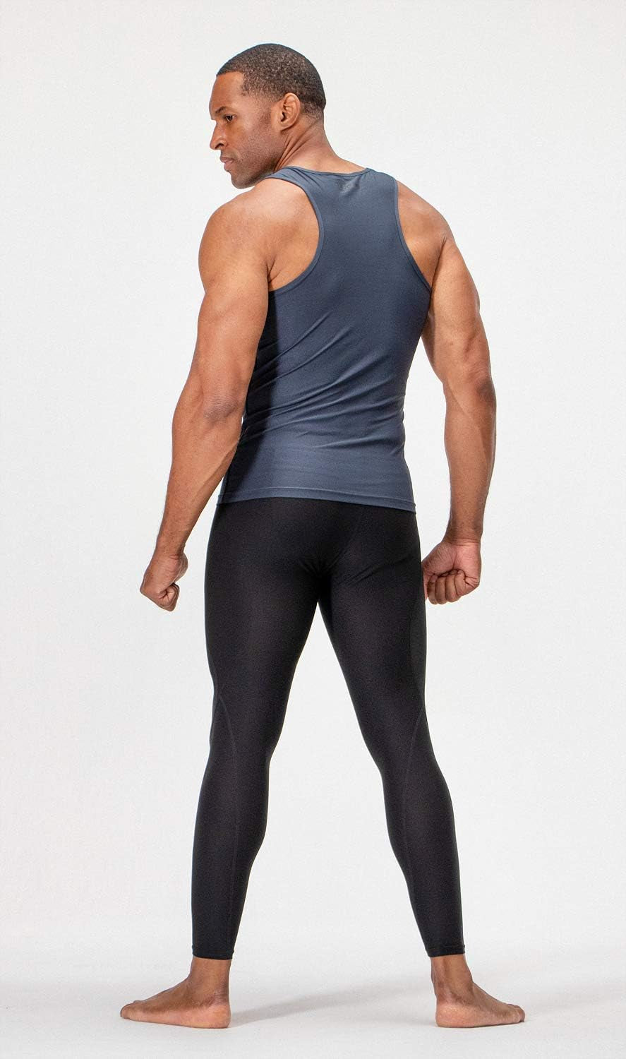 3 Pack Men'S Muscle Dry Fit Compression Tank Top