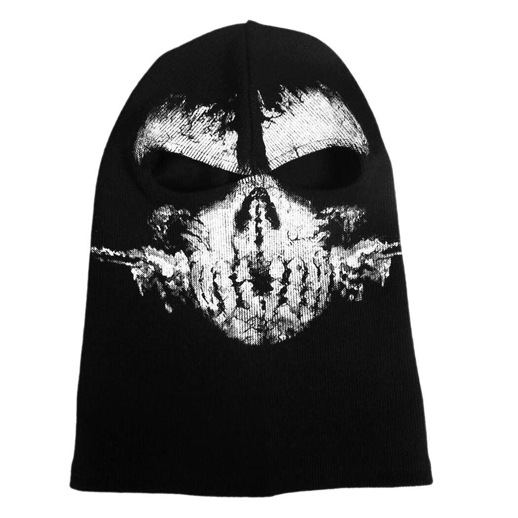 Motorcycle Game Balaclava Hood Ghost Skull Full Face Cover CS Halloween Mask US