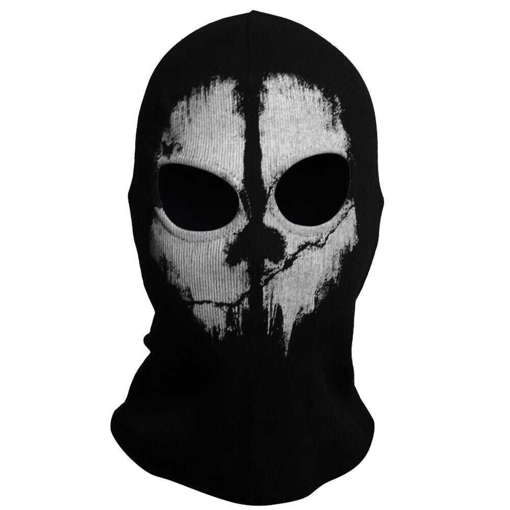 Motorcycle Game Balaclava Hood Ghost Skull Full Face Cover CS Halloween Mask US