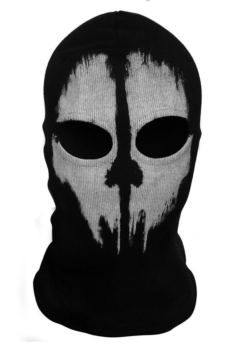 Motorcycle Game Balaclava Hood Ghost Skull Full Face Cover CS Halloween Mask US