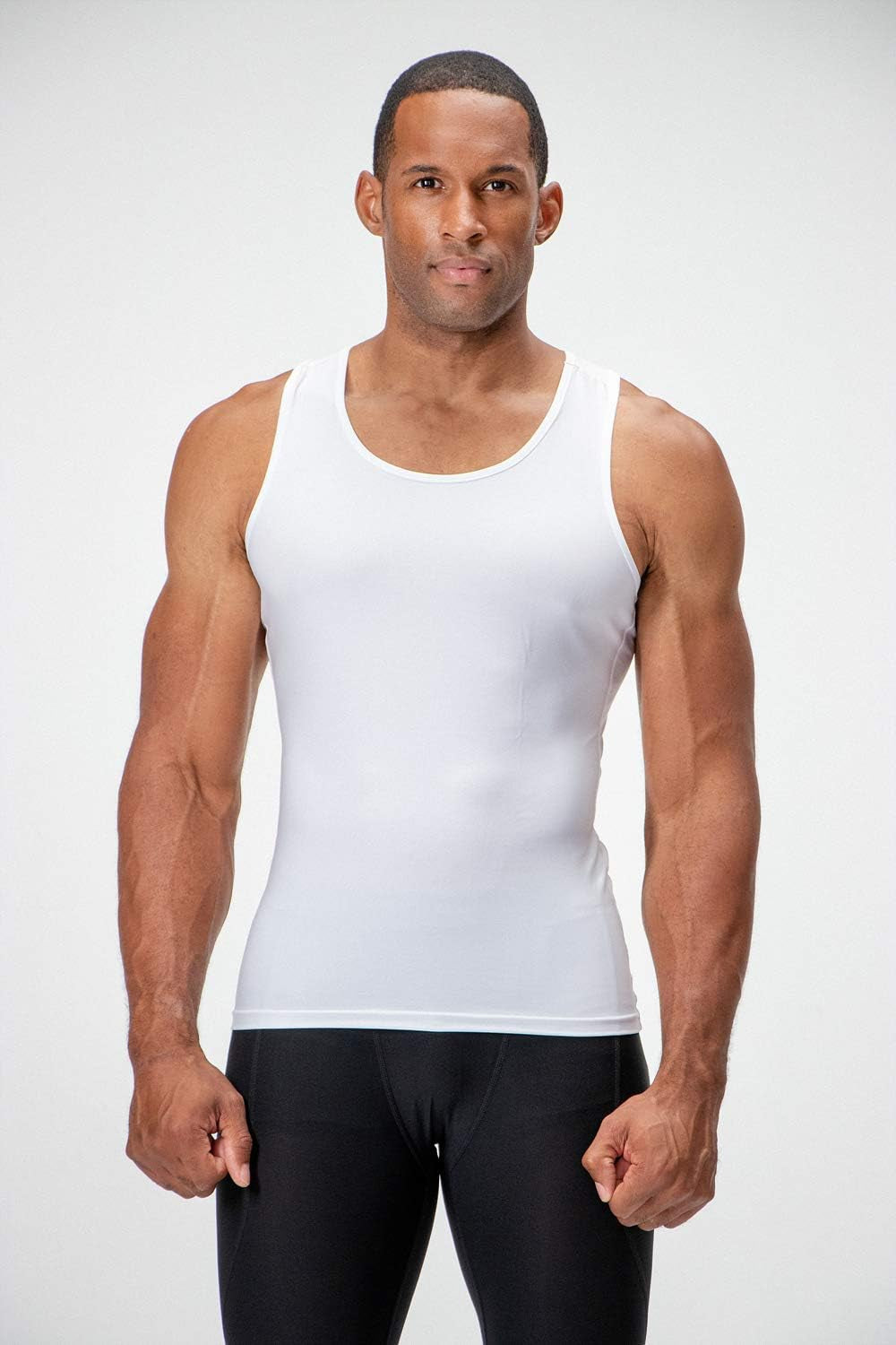 3 Pack Men'S Muscle Dry Fit Compression Tank Top